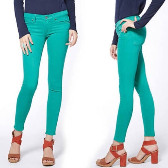 Lucky Brand Denim - LUCKY BRAND Charlie womans Super Skinny jeans size 2/26 green jeans